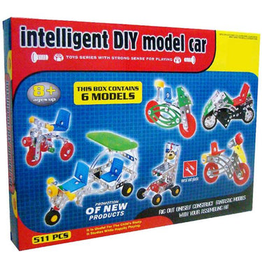 6 in 1 DIY Assemble Intelligent Model Car Toy
